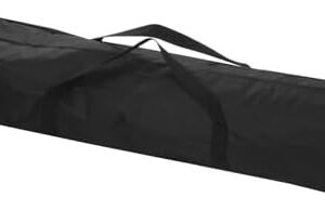 43 Inch Camp Chair Replacement Bag - Nylon Folding Carrying Storage Bag for Beach With Large Zipper Shoulder Strap for Camping Travel, Black