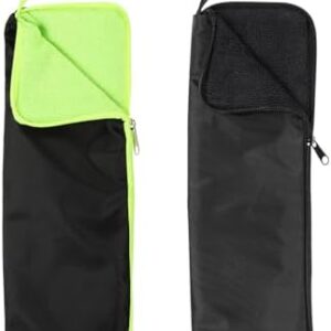 sourcing map Wet Umbrellas Bag Oxford Cloth Umbrellas Sleeve Cover with Microfiber Inner Waterproof Portable Compact Cases for Folding Travel