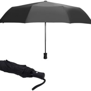 Portable Umbrella, Compact Folding Umbrella, Windproof with Reinforced Canopy, Automatic Open/Close