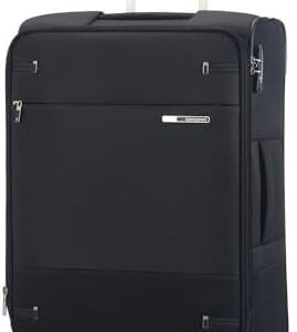 Samsonite Base Boost - Spinner M extensible Suitcase, 66 cm, 67.5/73.5 l, Black (Black)