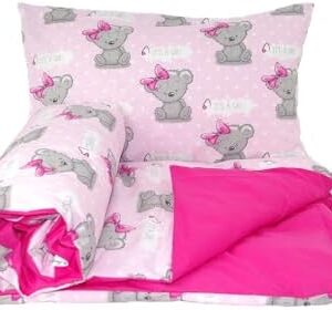 2 pcs PRAM Quilt Duvet and Pillow Set to fit Children pram Mini cot or Crib (6)