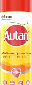 Autan Mosquito & Insect Repellent Spray, Travel Essentials, Suitable For Kids, DEET Free Formula, Up to 8 Hours Protection against Mosquitoes, Biting Flies and Ticks, 100 ml