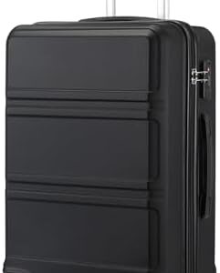 Kono Fashion Hand Luggage Lightweight ABS Hard Shell Trolley Travel Suitcase
