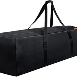 INFANZIA 197L Travel Duffle Bag -47 Inch Extra Large Sports Duffel Luggage Bag Large Holdall with Upgrade Zipper, Sturdy & Water Resistant, Oversize, Black