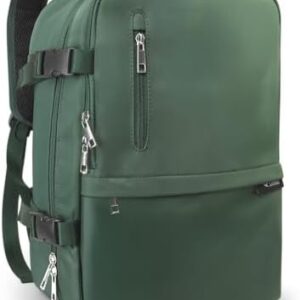 Ryanair Underseat Waterproof & Durable Travel Backpack - Fits 15" Laptop - Anti-Theft Pocket - Multiple Compartments for Storage - Lightweight Carry-On Cabin Bag - 20L - Green - 40x20x25cm