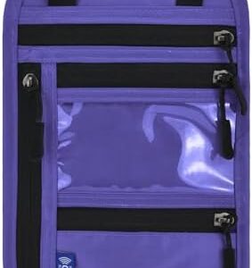 Passport Neck Pouch - Multi-Functional Concealed Travel Pouch - Free Your Hands and Keep Your Belongings Secure.