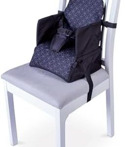 Red Kite Travel Booster Seat - Soft and Comfortable Foam Seat (Black)