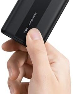 20000mAh Mini Power Bank Quick Charge 22.5W Fast Charge USB C Portable Charger Small Battery Pack PD QC 3.0 with 3 Input &4 Output Compatible iPhone Samsung,Travel Essentials