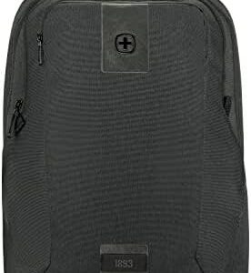 Wenger MX ECO Professional laptop backpack with tablet pocket, notebook up to 16 inches, tablet of up to 10 inches, organizer, 20 L, for men and women, office, business travel or uni, black, 612261