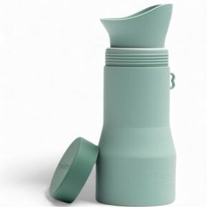 KIDDIWHIZZ Whizzer - Discreet & Compact Travel Toilet Seen on Dragons Den | Portable & Leak Proof Silicone Pee Bottle - Festival Essentials Camping Toilet | 500ml Capacity