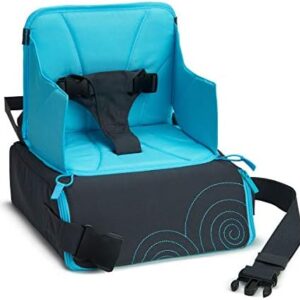 Munchkin Travel Booster Seat, Toddler Feeding High Chair, Transforms into a Portable Carry Bag or Baby Changing Bag, for Baby Boys or Girls