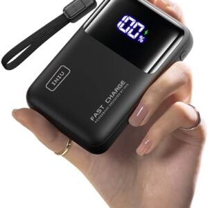 INIU 65W 20000mAh Portable Charger for Laptop & Phone, Mini Power Bank with PD QC Fast Charging (USB-C in/Out) - High Capacity Electronics Battery Pack for iPad, Samsung, Travel, Camping, Outdoor
