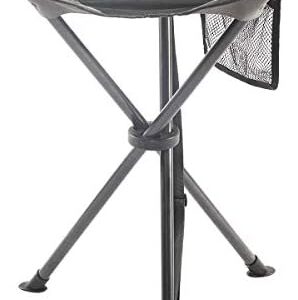 EVER ADVANCED Folding Stool Tripod Tall 53 cm Lightweight Camping Stool Compact Portable Fishing Tripod Camping Chair Collapsible for Outdoor Travel Walking Garden Backpack Hold Up 102 KG