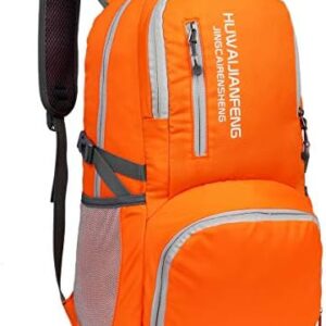 35L/45L Lightweight Foldable Backpack Travel Hiking Daypack, Men Women Durable Handy Waterproof Rucksack for Camping Mountaineering Walking Cycling Climbing