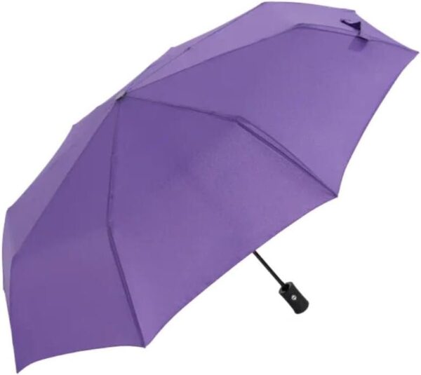 Windproof Umbrella Windproof Travel Umbrella - Compact, Light, Automatic, Strong and Portable - Wind Resistant, Small Folding Backpack Umbrella for Rain - Men and Women - Image 5