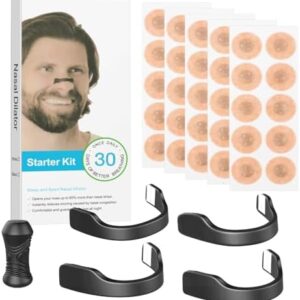 30Pairs Magnetic Nose Strip for Breathing, Anti-Snore Devices for Men and Women, Snoring Aids for Better Sleep, Comfort-Fit Design for Home, Travel, and Business Trips
