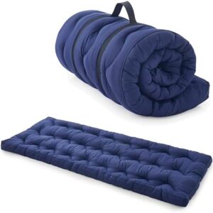 Improved Thickness Camping Sleeping Mat for Camping Bed (190 x 75 cm), Quilted Sleeping Mattress For Adults, Portable Floor Pad