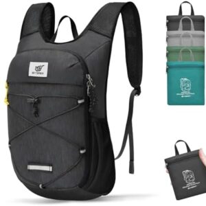 SKYSPER Foldable Hiking Backpack - 10L Small Lightweight Daypack Breathable Travel Backpacks for Men Women