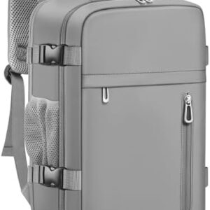 OTAHGK Cabin Bags 40×20×25 for Ryanair Underseat Carry-ons Travel Backpack Hand Luggage Bag Cabin Size 20L Flight Rucksack Casual Daypack School Office Backpack Fit 14 Inch Laptop-Grey