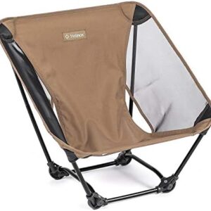 Helinox Ground Chair | Stable, Ultralight, Packable, Portable Chair for Backpacking, Camping, Hiking, Travel, Moto-touring (Coyote Tan)