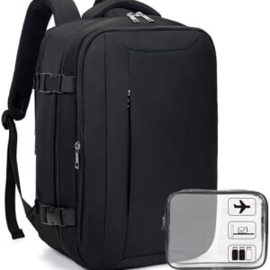 for Ryanair Cabin Bags 40x20x25, Travel Backpack with TSA Approved Clear Bag, Travel Bag Underseat Carry-ons Hand Luggage Bag for Travelling Casual Daypack for Ryan Air Plane