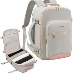 LOVEVOOK Ryanair Cabin Bags 40x20x25 Underseat Travel Bag Backpack 20L, Carry-Ons Hand Luggage Bag for Ryan Air Plane, Womens Small Under Seat Rucksack for Travelling