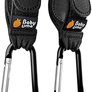 Baby Uma Buggy Clips - 2022 Double-Platinum Winning Pram Clips, Universal Pram Accessories, 5 kg Weight Capacity & Non-Slip, Baby Travel Essentials