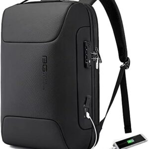BANGE Anti Theft Backpack with USB charging Port,Lightweight Business Backpack for Men and Women
