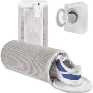 Shoe washing machine bag neaker Cleaning shoe dryer Laundry shoe bag ,Reusable,Shoe washing bag for washing machine and dryer (Light gray 1PCS)