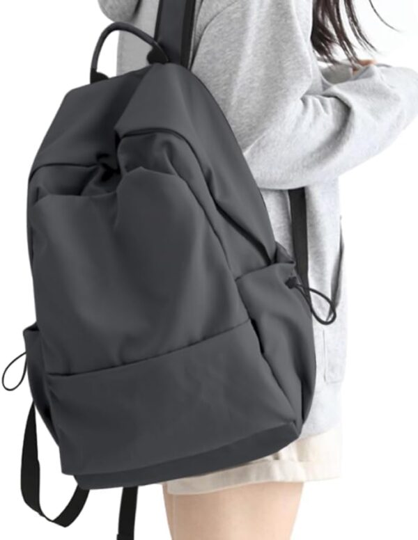 HYC00 School Backpack Womens, Causal Travel School Bags 14 Inch Laptop Backpack for Teenage Girls Lightweight Rucksack Water Resistant Bookbag College Boys Men Work Daypack - Image 7