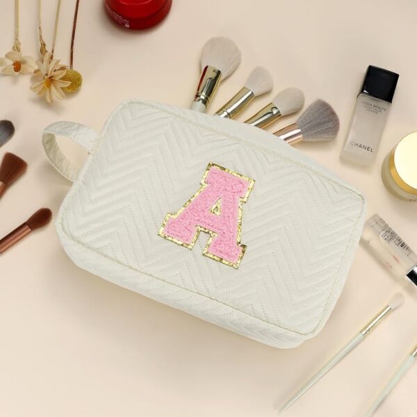 Toiletry Bag for Women - Personalised Makeup Bag Portable Travel Wash Bag Make Up Bag with Handle Birthday Gifts - Image 6