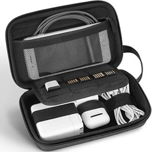 JETech Travel Accessories Organizer Case, Gadget Pouch Portable Electronic Pouch for MacBook Power Adapter, Cable, Stylus Pen, SD Card, Power Bank, USB Flash Drive